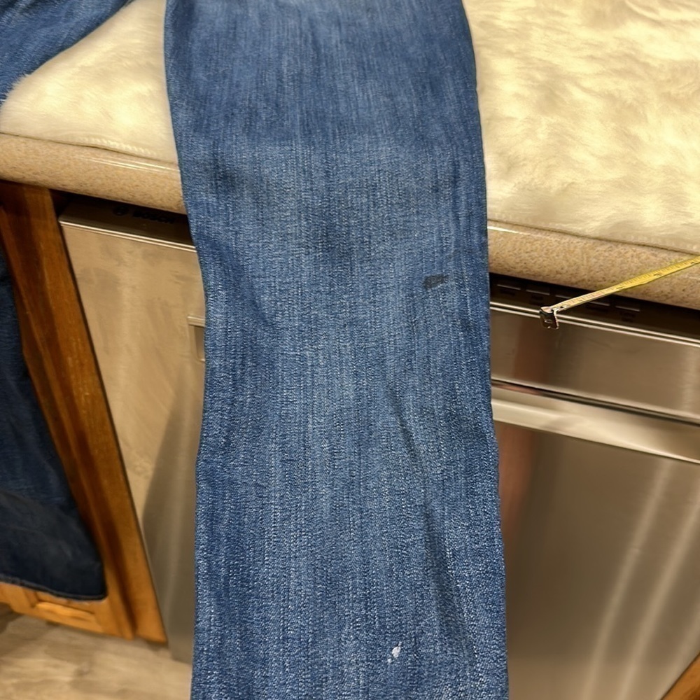 Hudson super model Colin skinny Jean size 28 one button missing and paint stains - Picture 13 of 14